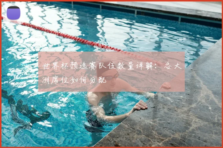 世界杯预选赛队伍数量详解：各大洲席位如何分配